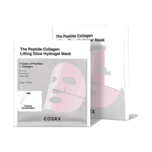 COSRX Peptide Collagen Lifting Glow Hydrogel Mask – Mascarilla hidrogel reafirmante 3 uds