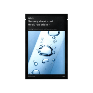 Abib Gummy Sheet Mask Hyaluron Sticker – Mascarilla facial hidratante 27 ml